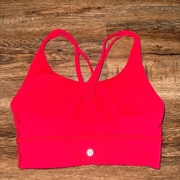 Lululemon Red Racerback Sports Bra - Picture 2 of 2